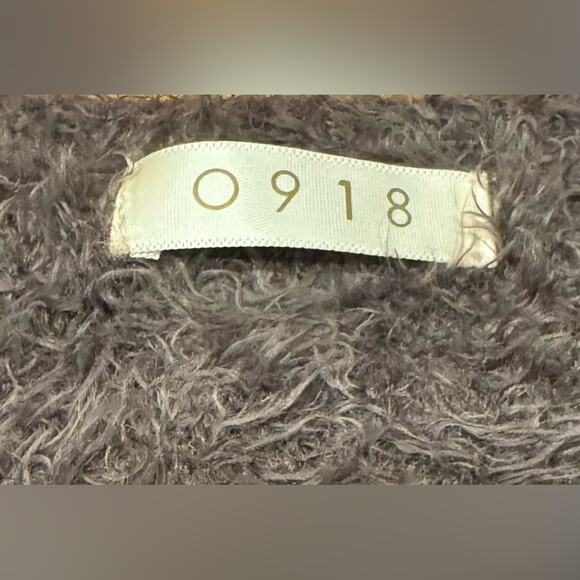 0918 Large Brown Beaded Embellished cardigan 3/4 sleeves sweater Preppy Academia - Picture 2 of 10